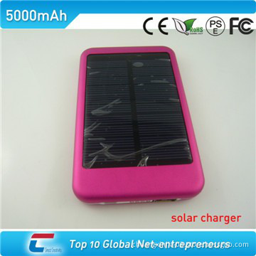 Solar cellphone charger with multi color for phone 5000/6000/7000mah